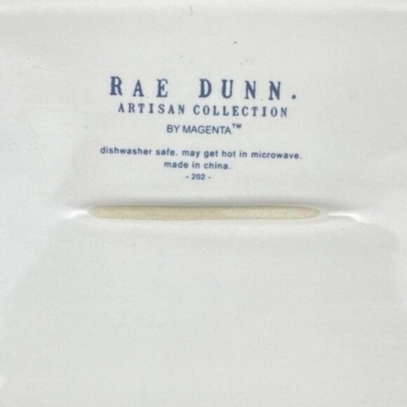 Rae Dunn Artisan Collection "Hello" Ceramic Rectangular Tray 10" X 5" White - Picture 6 of 8